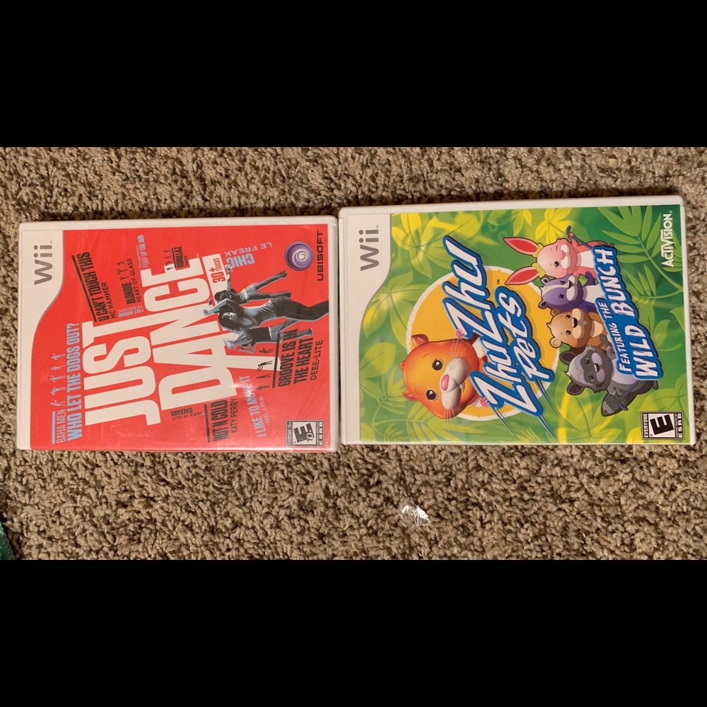 New Wii Games ZuZu Pets and Just Dance